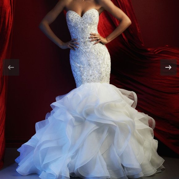 Allure Couture Wedding Dress style C367 - Picture 1 of 6
